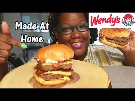 Delicious Homemade Baconator Recipe | Asmr Cooking Sounds