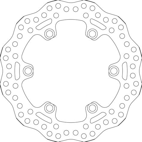 Kawasaki KLR 650 Tengai 1989 1992 SBS Rear Upgrade Brake Disc DR Bikes