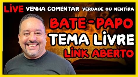 BATE PAPO E TEMA LIVRE PROF FABIO SABINO YouTube