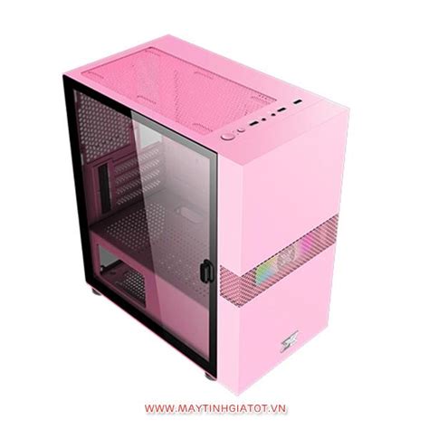 Vỏ case Xigmatek FADIL QUEEN 1F Màu Hồng 1 Fan RGB Vi Tính Thành