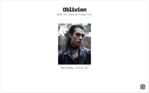 Oblivion Characters Generator