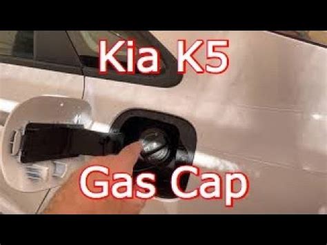 2022 Kia K5 How To Open Gas Tank Fuel Door YouTube