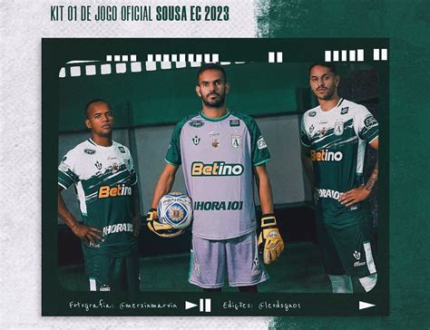 Nova Camisa Titular Do Sousa EC 2022 Dino MDF