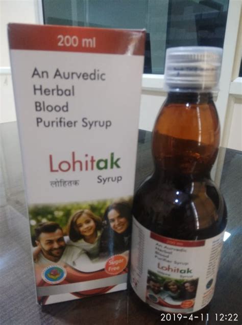 Lohitak Blood Purifier Syrup Sugar Free Ml Packaging Type Bottel