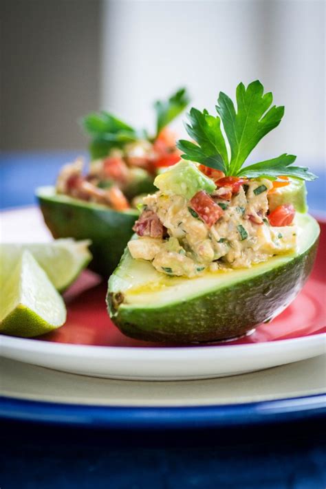 Crab Salad Stuffed Avocado