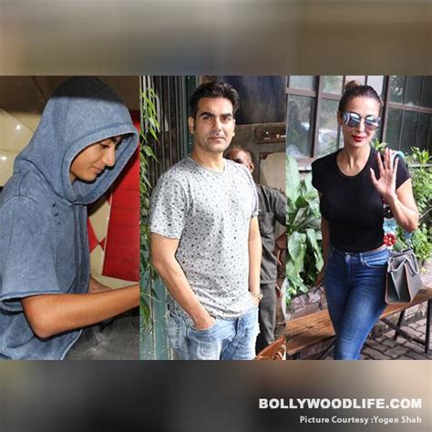 Malaika Arora Arbaaz Khan And Son Arhaan Snapped On A Lunch Date Photos