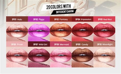 Amazon Depuplum Nude Pink Lipsticks For Women Metallic Lipstick