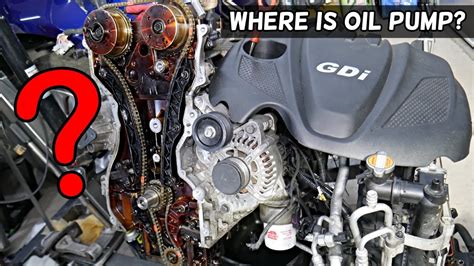 WHERE IS THE OIL PUMP ON HYUNDAI KIA GDI ENGINE YouTube