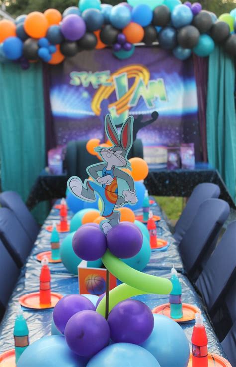 Space Jam 2 Birthday Party Space Jam Theme Space Birthday Party