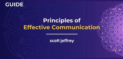 What Is Communication Principles