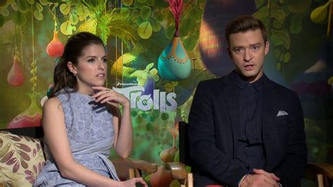 Justin Timberlake And Anna Kendrick Interview For Trolls Youtube