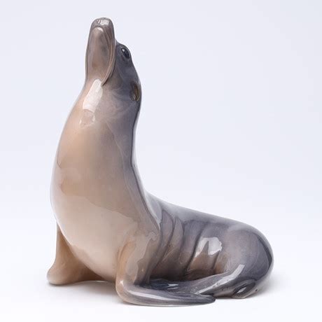 Theodor Madsen Figurine Sea Lion Seal Royal Copenhagen Figurine