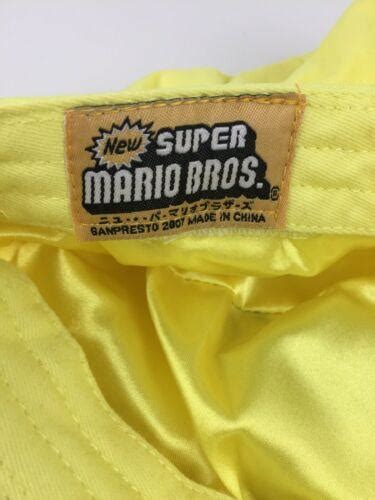 Wario Hat Super Mario Bros Wario Yellow Hat Costume Halloween Cosplay Hat | #3693504801