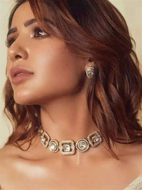 Shaakuntalam Actress Samantha Ruth Prabhu Slays In Silk Saree Times