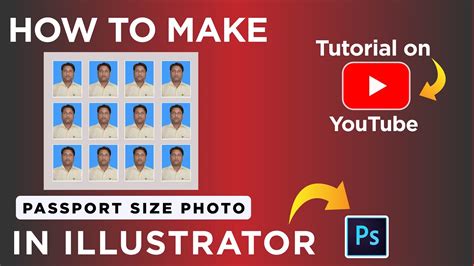 How To Make Passport Size Photo Adobe Photoshop Graphic Design