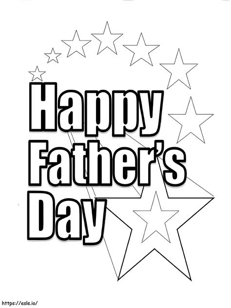 Free Printable Fathers Day Coloring Page