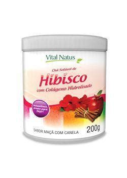 Chá de Hibisco Colágeno Hidrolisado Solúvel 200g Vital Natus