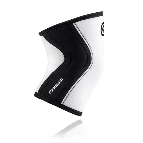 Rehband Rx Knee Sleeve 5mm Whiteblack Piece East West Fitness