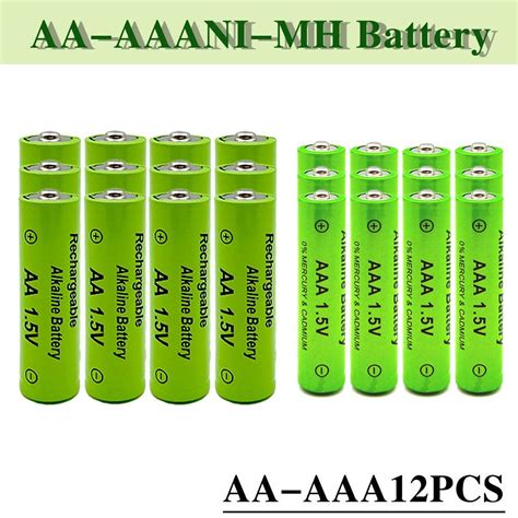 1.5V AA-AAA Зарядная батарея AA Аккумулятор AA 4800-3800 мАч для ...