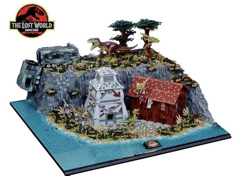 This Jurassic Park Lego Diorama Combines All Four Movies Into One