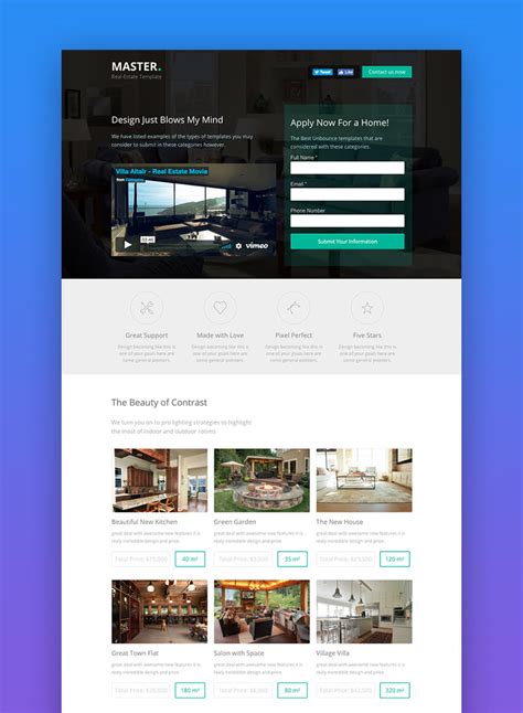 22 Mejores Plantillas Landing Page para Páginas Inmobiliarias 2022