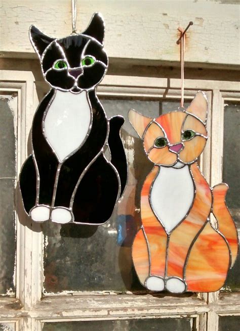 589 Best Stained Glass Cats Images On Pinterest Stained Glass Fused Glass And Leaded Glass