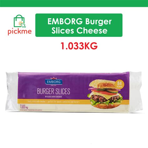 Emborg Halal White Cheddar Cheese Slice 84pcs Chilled Shopee Singapore