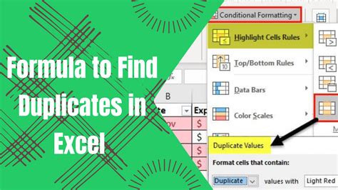 How To Find Duplicate Values In Excel Using Formula