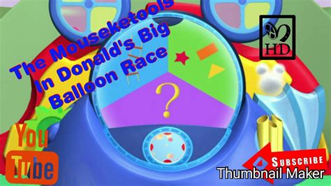 The Mouseketools In Donalds Big Balloon Race Youtube