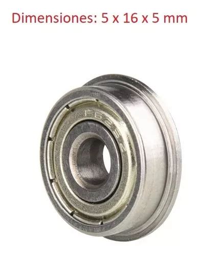 Rodamiento Radial Balinera Flange F Zz X X Mm Eje Mm Cuotas Sin