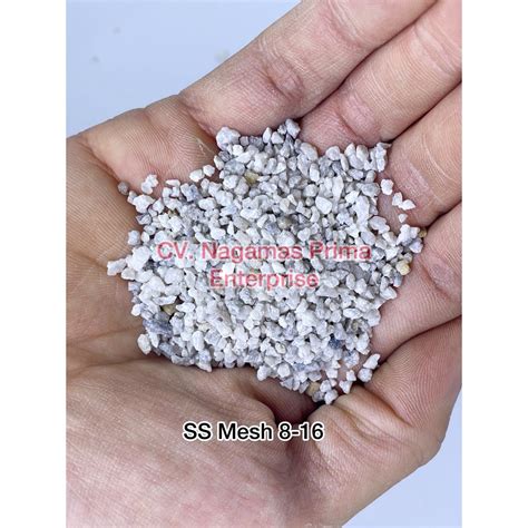 Jual NAGAMAS Pasir Silika Mesh 8 16 Silica Sand Bangka Media