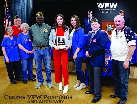 Vfw Essay Winner Awarded In Lufkin Center Light And Champion