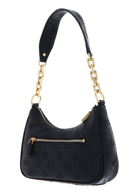 GUESS Handtasche Izzy Top Zip Shoulder Bag Black Logo Modeherz