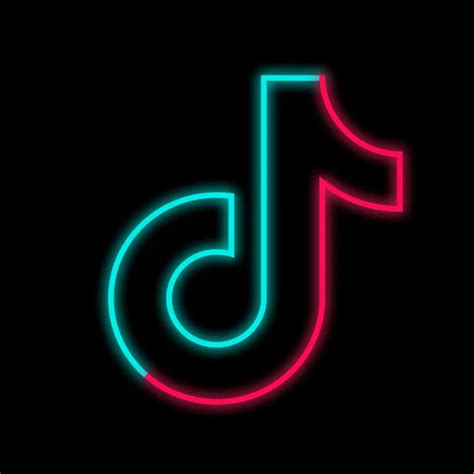 Neon Tiktok Logo Gratuit