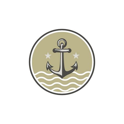 Premium Vector Ship Anchor Logo Badge Design Ship Anchor Vector Logo