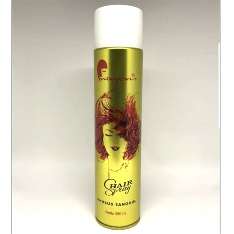 MAYON Hair Spray Khusus Sanggul Bpom Lazada Indonesia