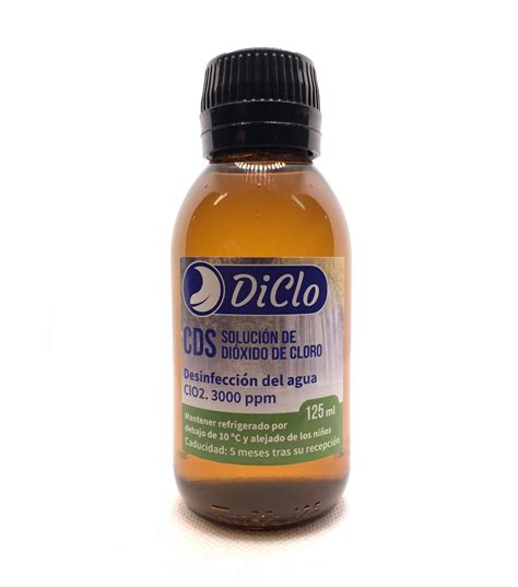 Comprar dióxido de cloro DiClo / 3000 PPM y 99,99% pureza