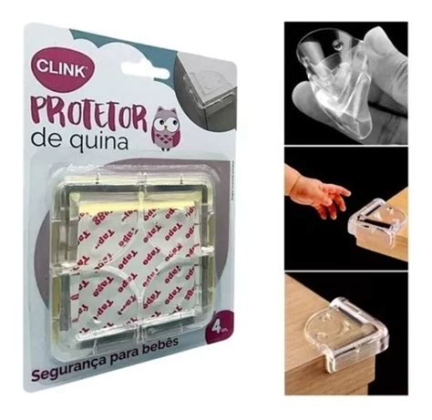 Protetor De Quina Bebe Cantos Mesa Vidro Silicone Cantoneira Mercadolivre