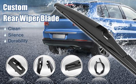 Amazon X AUTOHAUX 10 Inch Rear Window Windshield Wiper Blade For