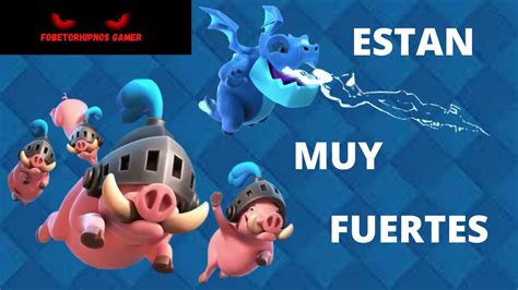 El Mazo De Puercos Reales Y Dragon Electrico De Clash Royale 2021 Mazos De Suscriptores Eric