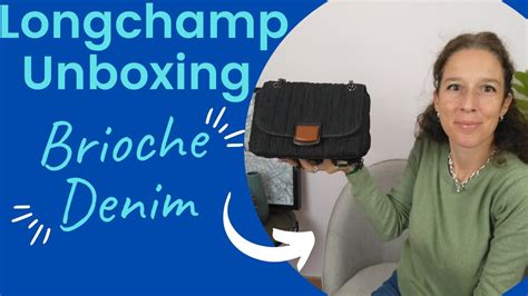 UNBOXING LONGCHAMP BRIOCHE DENIM S BRADERIE SOUTH OF FRANCE GOT IT