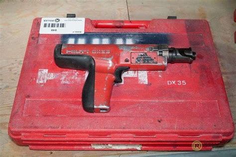 Hilti Dx35 Fully Automatic Powder Actuated Tool Fastening System