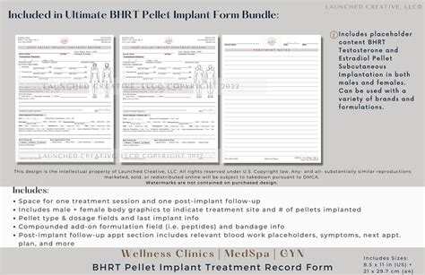 Bhrt Pellet Implant Ultimate Form Bundle Testosterone Pellet Estrogen