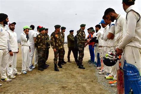 Army Organises Cricket Tournament At Ganderbal Jammu Kashmir Latest