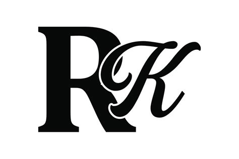 Rk Monogram Logo Design Graphic By Piku Design Store · Creative Fabrica