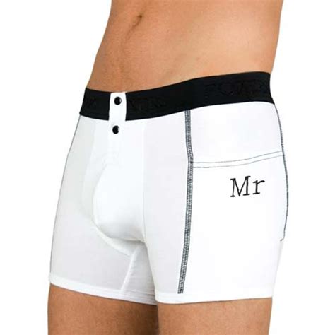 Grooms Tuxedo Boxer Brief With Pockets Foxers Bridal