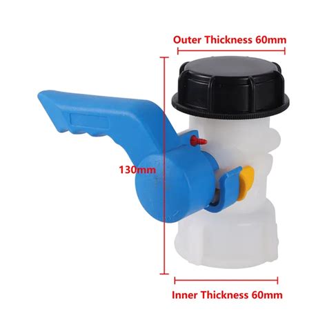 Mm Ton Bucket Butterfly Valve Faucet Garden Switch Valve Ibc