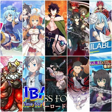 Top Jogos Android Ios Baseados Em Animes Isekai Apenas Um F De