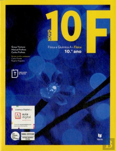 Novo 10 F Fisica E Quimica A Fisica 10º Ano Manual Carlos Fiolhais Escolar Bertrand