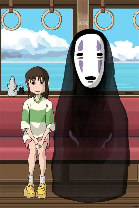 Spirited Away pixel art by artbyemkiz on DeviantArt